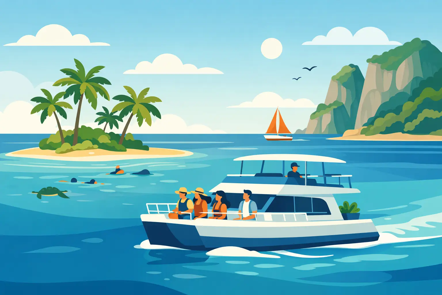 Boat Tour for Non Swimmers in Barbados