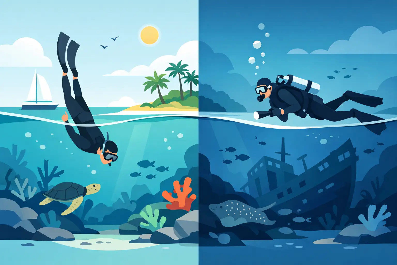 Freediving vs Scuba Lessons for Your Barbados Trip