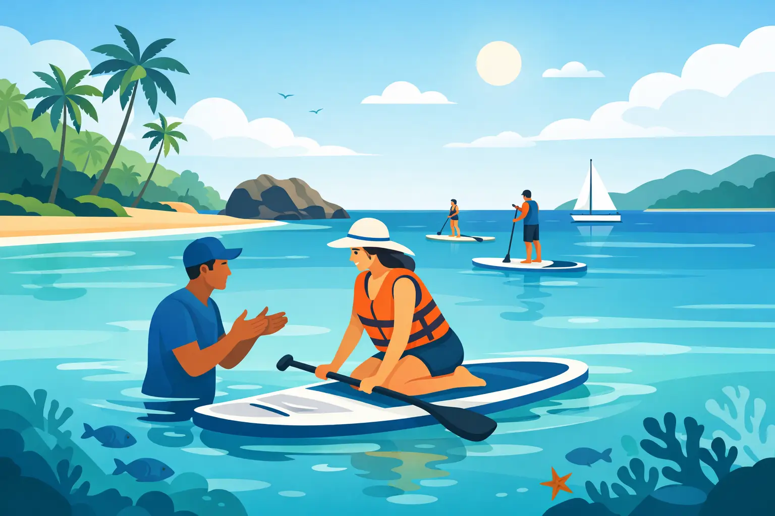 Can Non Swimmers Paddleboard in Barbados?